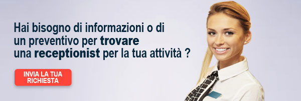 ricerca receptionist ricerca receptionist